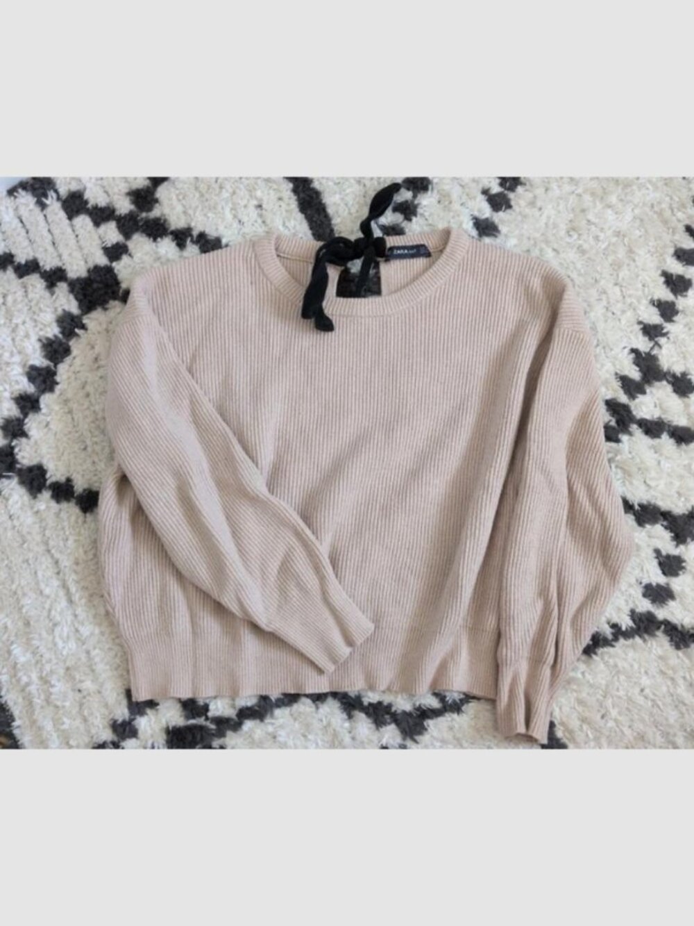 Zara Knit Pale Dusty Pink Sweater
